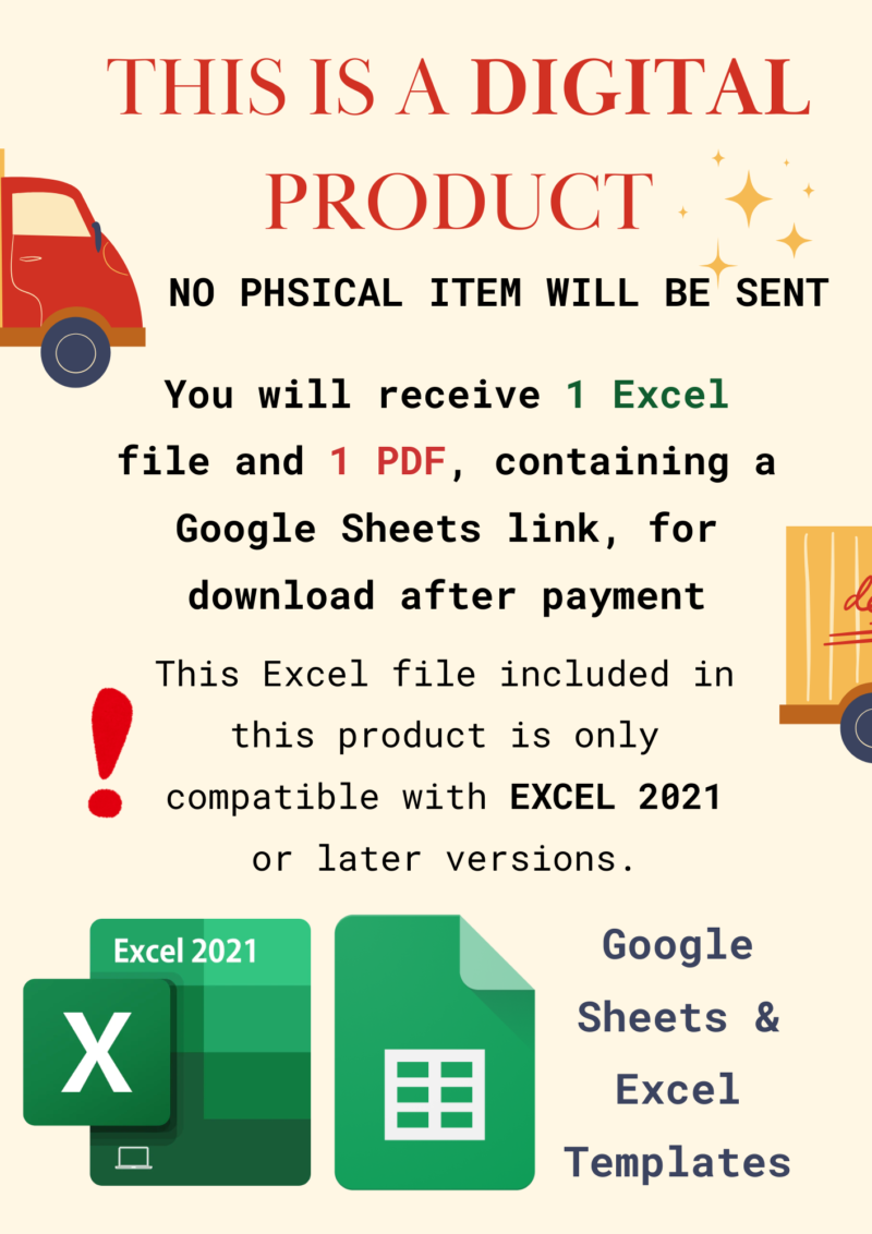 Blue White Geometric Triangle Side Paper Border This is a digital product; no physical item is sent. You receive 1 Excel file and 1 PDF with a Google Sheets link after payment. The Excel file works with Excel 2021 or later.