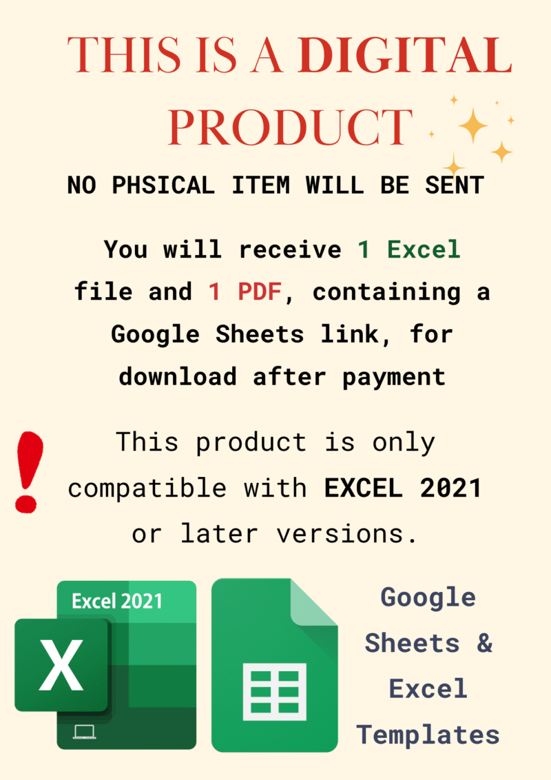 Blue White Geometric Triangle Side Paper Border This is a digital product; no physical item is sent. You receive 1 Excel file and 1 PDF with a Google Sheets link after payment. Works with Excel 2021 or later and Google Sheets.